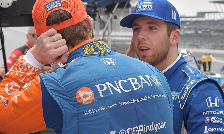 Ed Jones and Scott Dixon