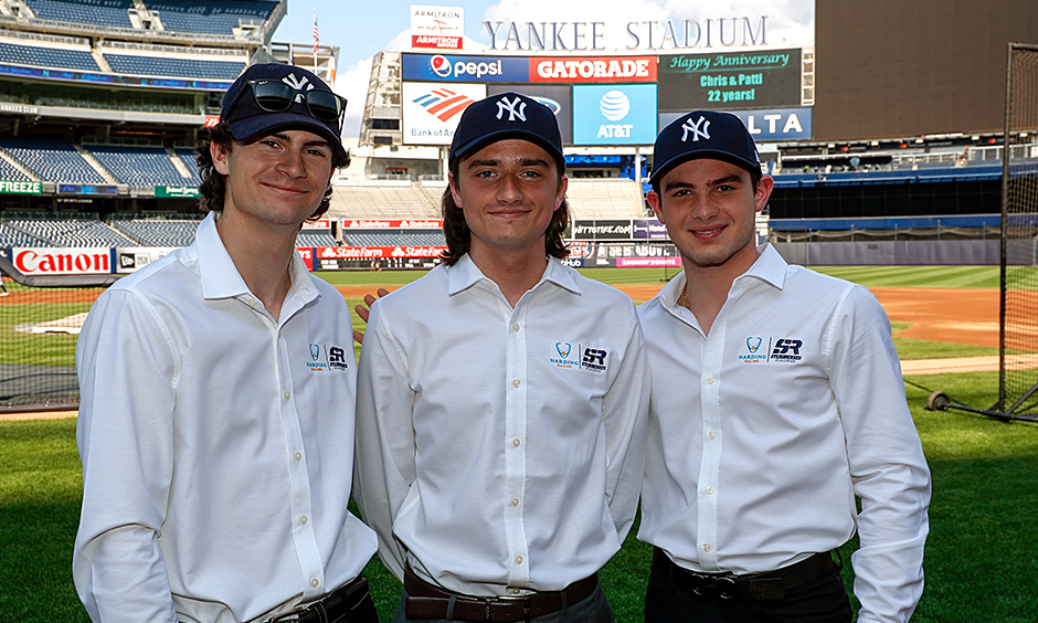 Colton Herta, George Steinbrenner IV, and Patricio O'Ward