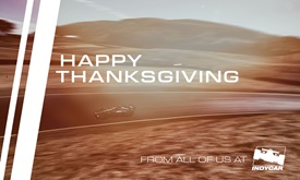 Thumbnail for Happy Thanksgiving from INDYCAR