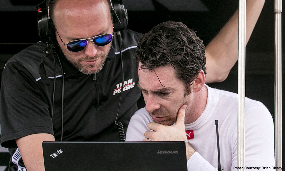 Simon Pagenaud and Ben Bretzman