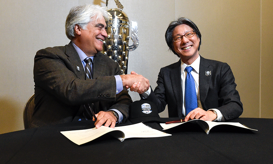 Mark Miles and Tsunehisa Okuno