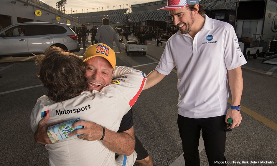 Alex Zanardi, Rubens Barrichello, and Fernando Alonso