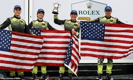 Thumbnail for Vasser Sullivan sports car team revels in successful debut