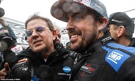 Thumbnail for Alonso  adds another jewel to career with win at rain-soaked Rolex 24