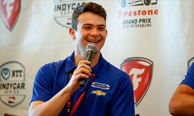 Thumbnail for Deal with Carlin puts smile back on O'Ward's face