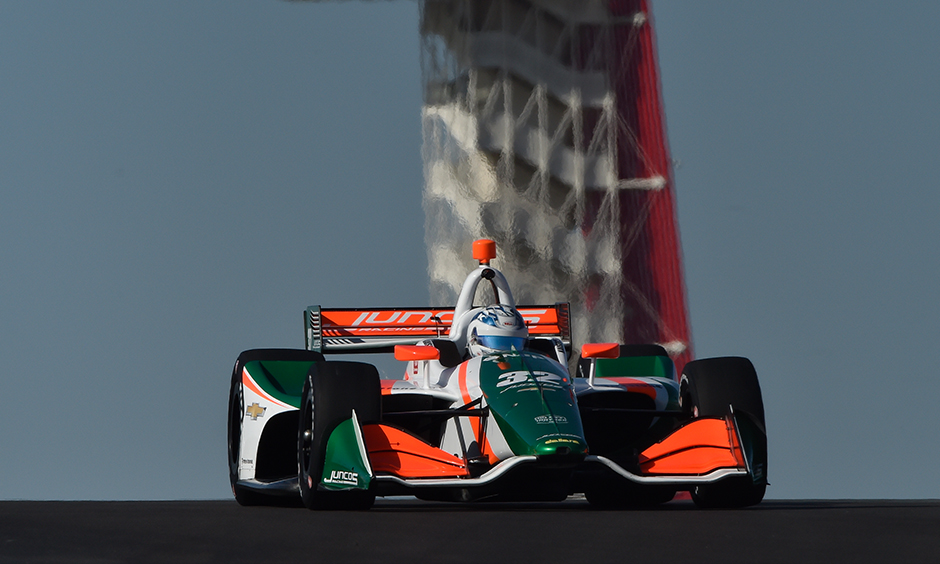 Kyle Kaiser at COTA test