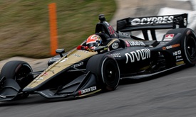 Thumbnail for 'Crazy' Barber practice ends with Hinchcliffe atop speed chart