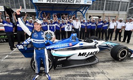 Thumbnail for Sato, Rahal share special day in Barber qualifying