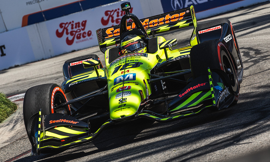 Sebastien Bourdais on track Long Beach