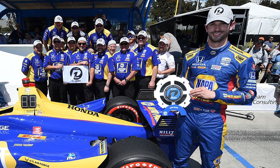 Alexander Rossi NTT P1 Award Long Beach