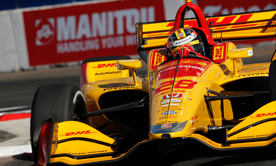 Ryan Hunter-Reay on track Long Beach
