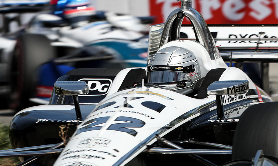 Simon Pagenaud on track Long Beach
