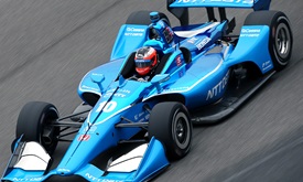 Thumbnail for Rookie Rosenqvist leads Ganassi sweep of IGP front row 