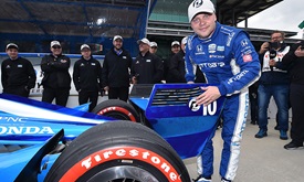 Thumbnail for Rookie Rosenqvist earns first pole, Dixon second