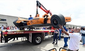 Thumbnail for Alonso uninjured in Indy 500 practice crash