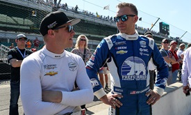 Thumbnail for Pigot rules Indy 500 opening qualifying, as Hinchcliffe and Alonso falter