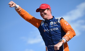 Thumbnail for Dixon puts in royal rebound effort to win second Detroit race