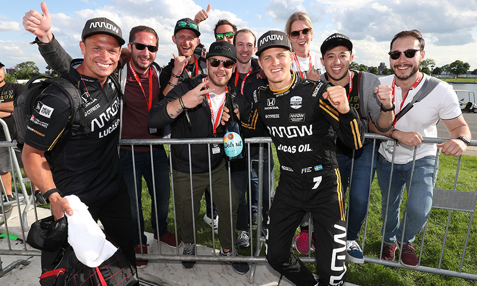 Ericsson Racing Team Ericsson drives to first NTT IndyCar Series podium finish