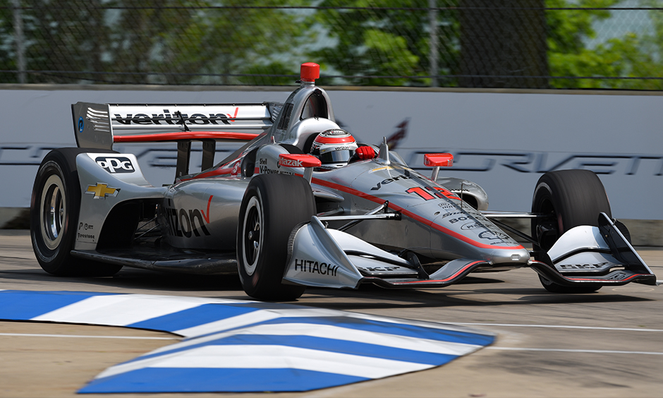 Will Power on track Detroit