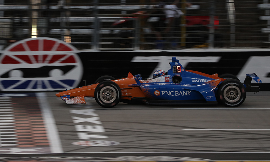 Scott Dixon on track Texas