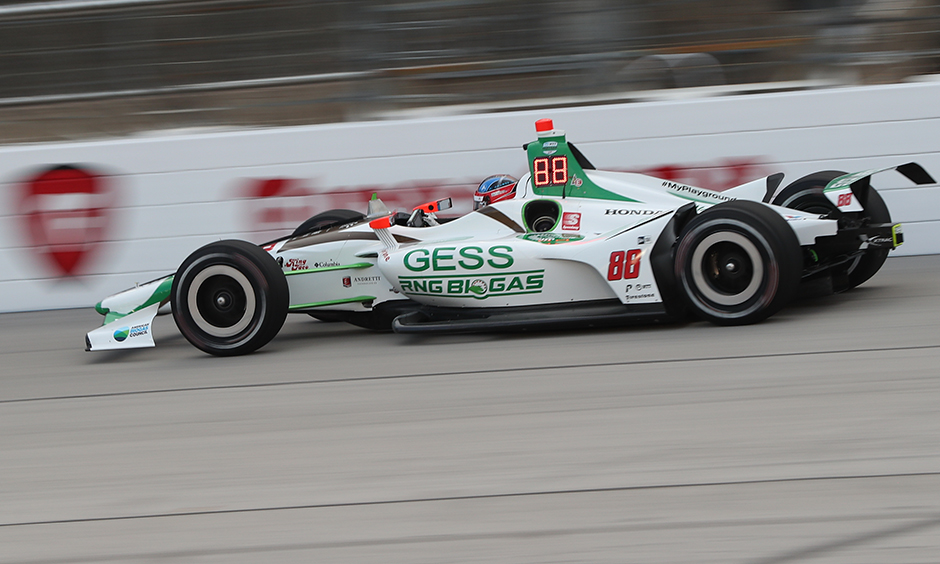 Colton Herta on track Texas