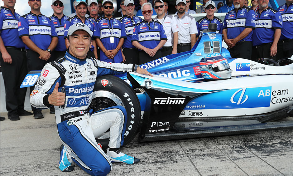 Takuma Sato NTT P1 Award Texas