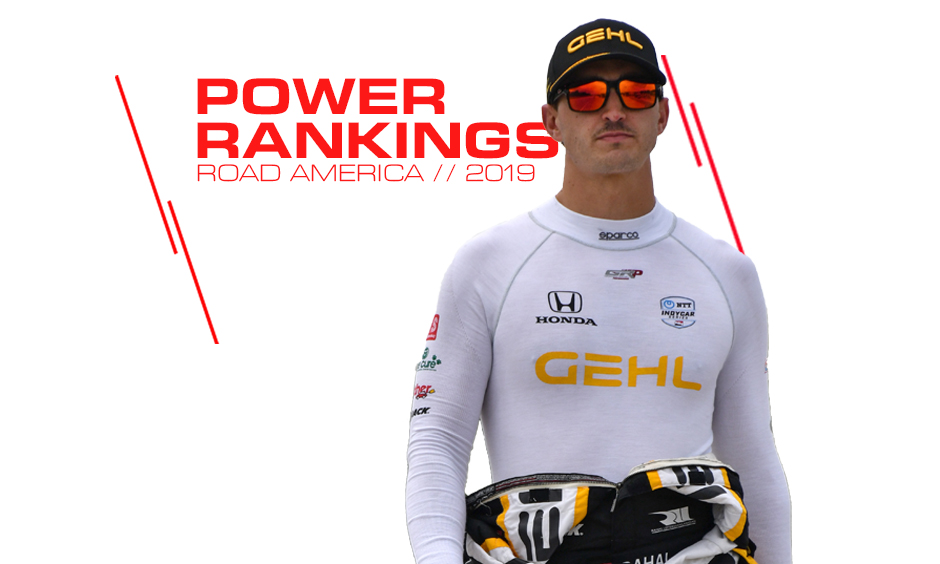 Graham Rahal moves up in INDYCAR's power rankings. 