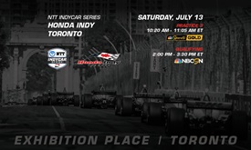 Thumbnail for Watch today's Honda Indy Toronto action