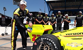 Thumbnail for Track big or small, Pagenaud again fastest in NTT P1 Award qualifying