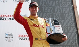 Thumbnail for With speed in hand, Hunter-Reay happy with Mid-Ohio podium