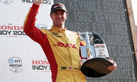 thumbnail for With speed in hand, Hunter-Reay happy with Mid-Ohio podium