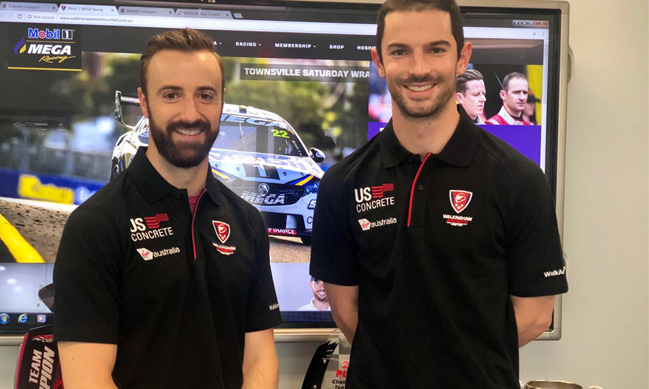 James Hinchcliffe and Alexander Rossi
