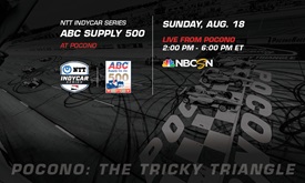 Thumbnail for Watch today's ABC Supply 500 at Pocono Raceway