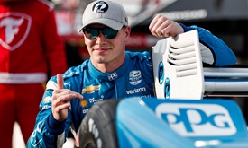 Thumbnail for Making a point: Newgarden scores another in title fight