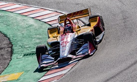 Thumbnail for Title Tactics: Hunter-Reay, Rossi work together in test