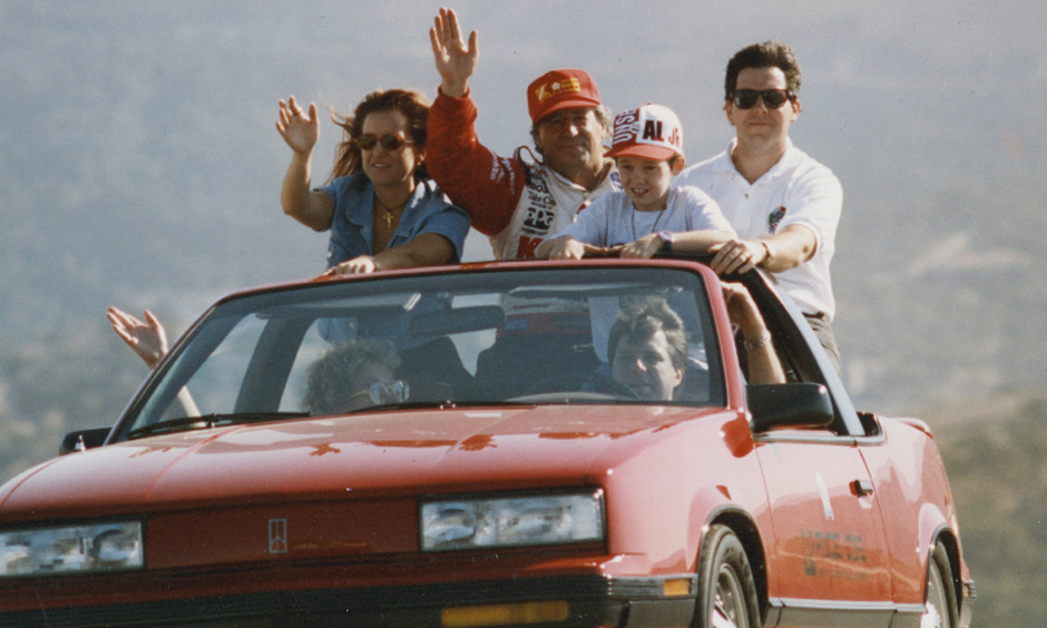 Mario Andretti and family
