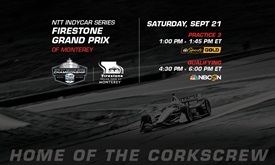 Thumbnail for Title Tune-In: Watch practice, qualifying from Laguna Seca