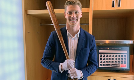thumbnail for Notebook: Newgarden visits Yankee Stadium