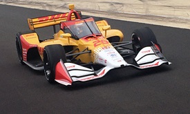 Thumbnail for Pagenaud, Hunter-Reay approve of Aeroscreen in the wet