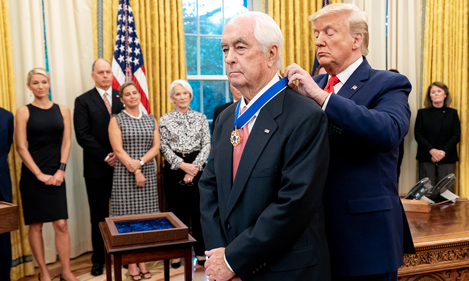 Roger Penske and Donald Trump