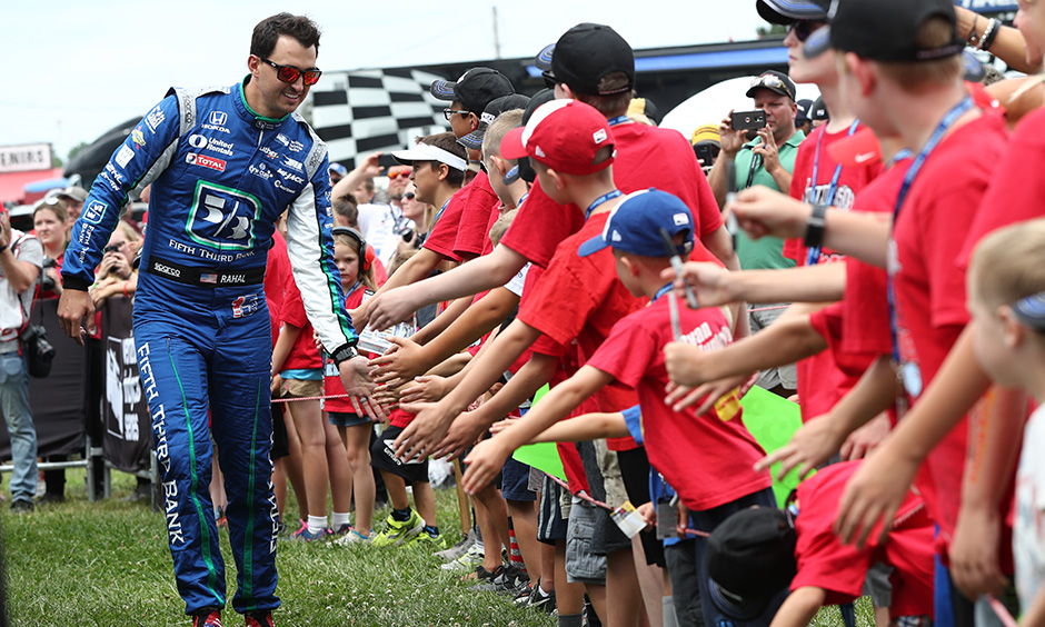 Graham Rahal at Mid-Ohio