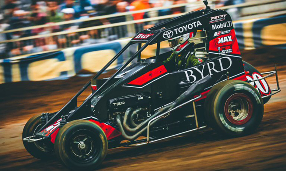 Conor Daly at Chili Bowl in 2020