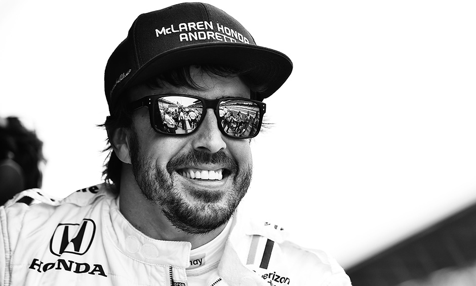 Fernando Alonso at Indy 500 in 2017