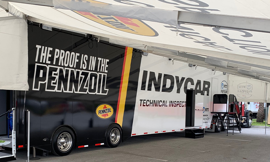 Pennzoil tech area