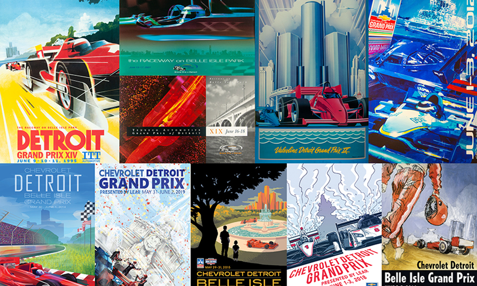 Detroit Grand Prix posters