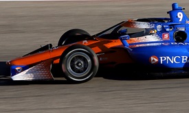 Thumbnail for Dixon sizzles with 215-mph lap in eventful Texas practice