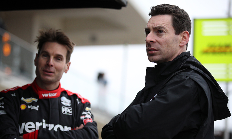 Simon Pagenaud and Will Power