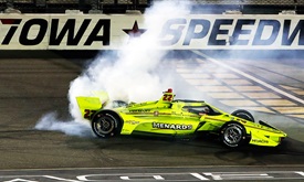 Thumbnail for Pagenaud Drives from Last to First, Holds Off Dixon for Stirring Iowa Victory