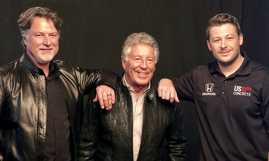 Michael, Mario and Marco Andretti