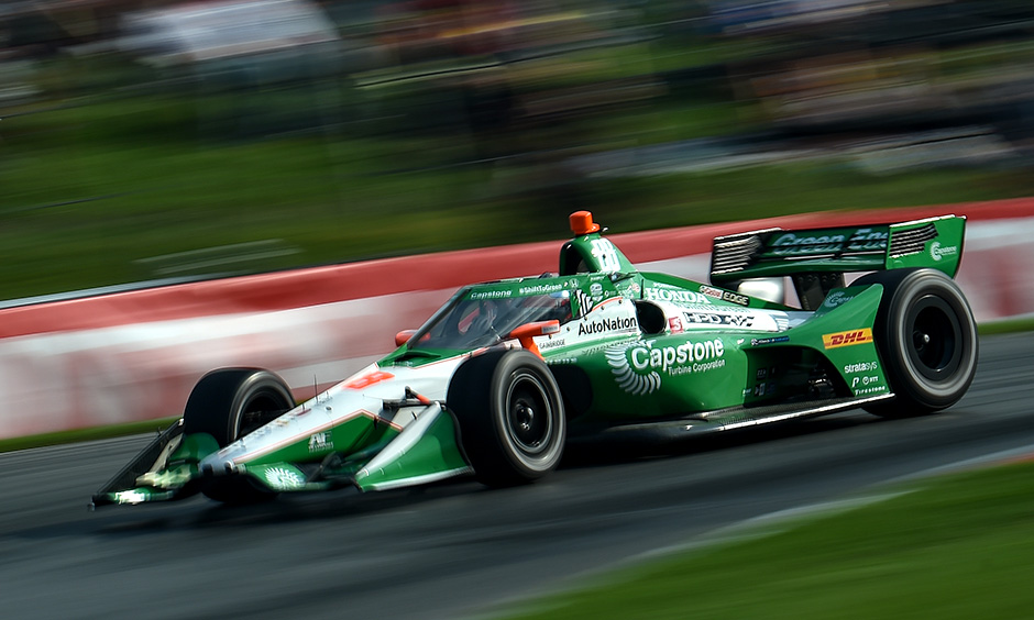 Colton Herta on track at Mid-Ohio